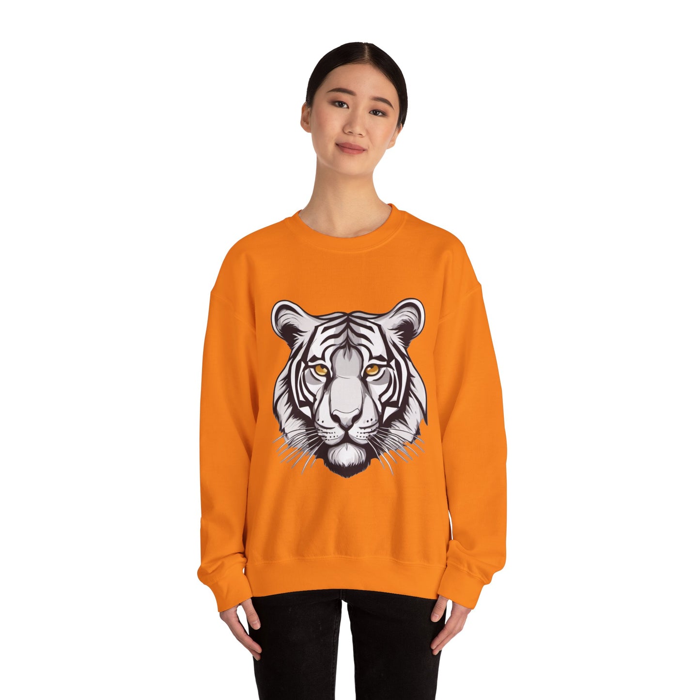 Tiger Sweatshirt, Cozy Pullover Jumper, Relaxing Sweater