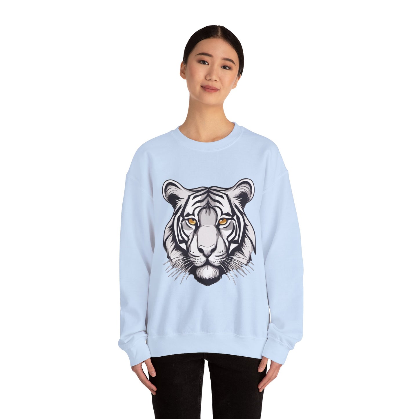 Tiger Sweatshirt, Cozy Pullover Jumper, Relaxing Sweater