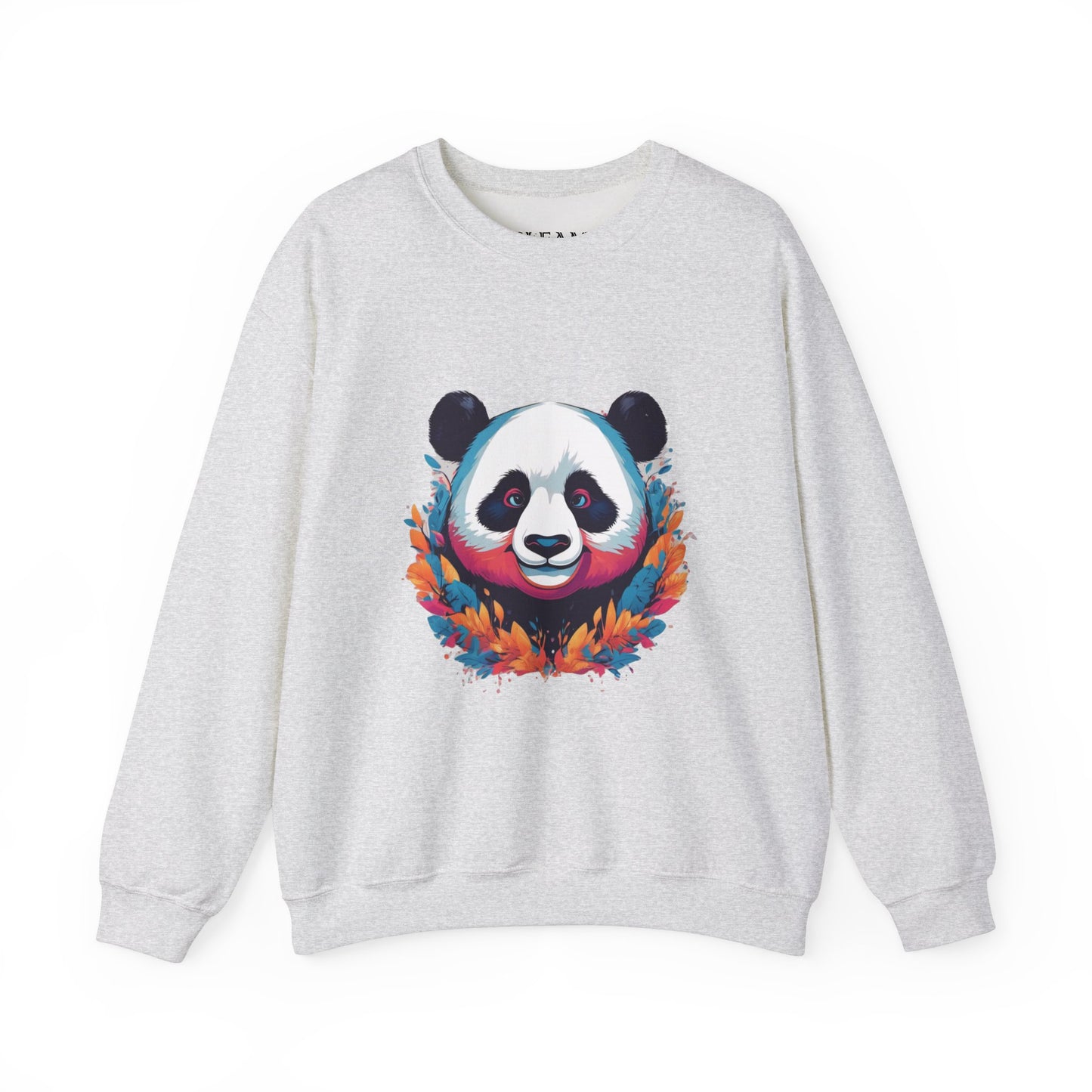 Chill Panda Sweatshirt, Cozy Pullover Jumper, Relaxing Bear Sweater, Cute Black White Panda Top, Comfy Sweatshirt for Panda Lovers, Unisex