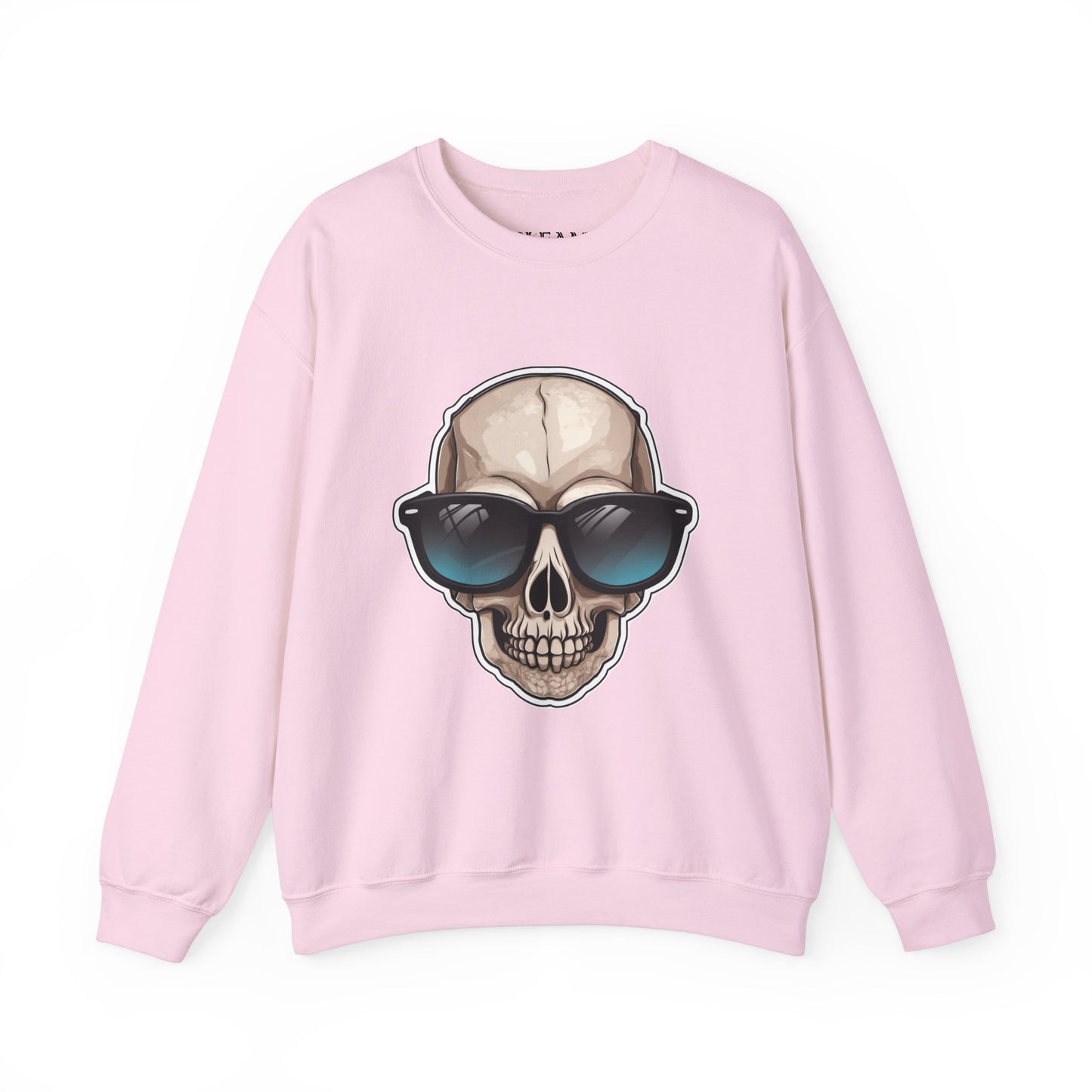 Cool Skull Sweatshirt, Cozy Pullover Jumper, Relaxing Sweater