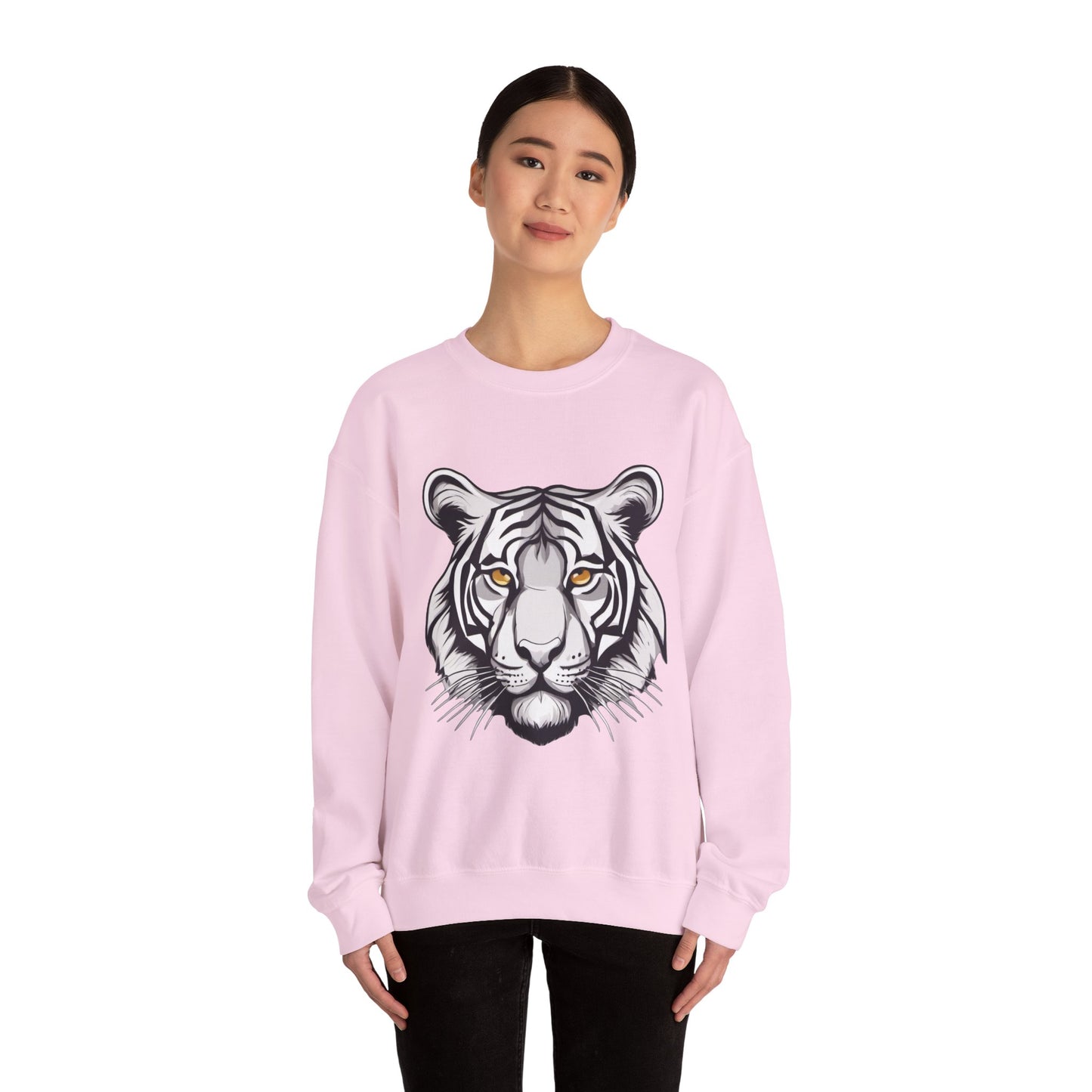 Tiger Sweatshirt, Cozy Pullover Jumper, Relaxing Sweater