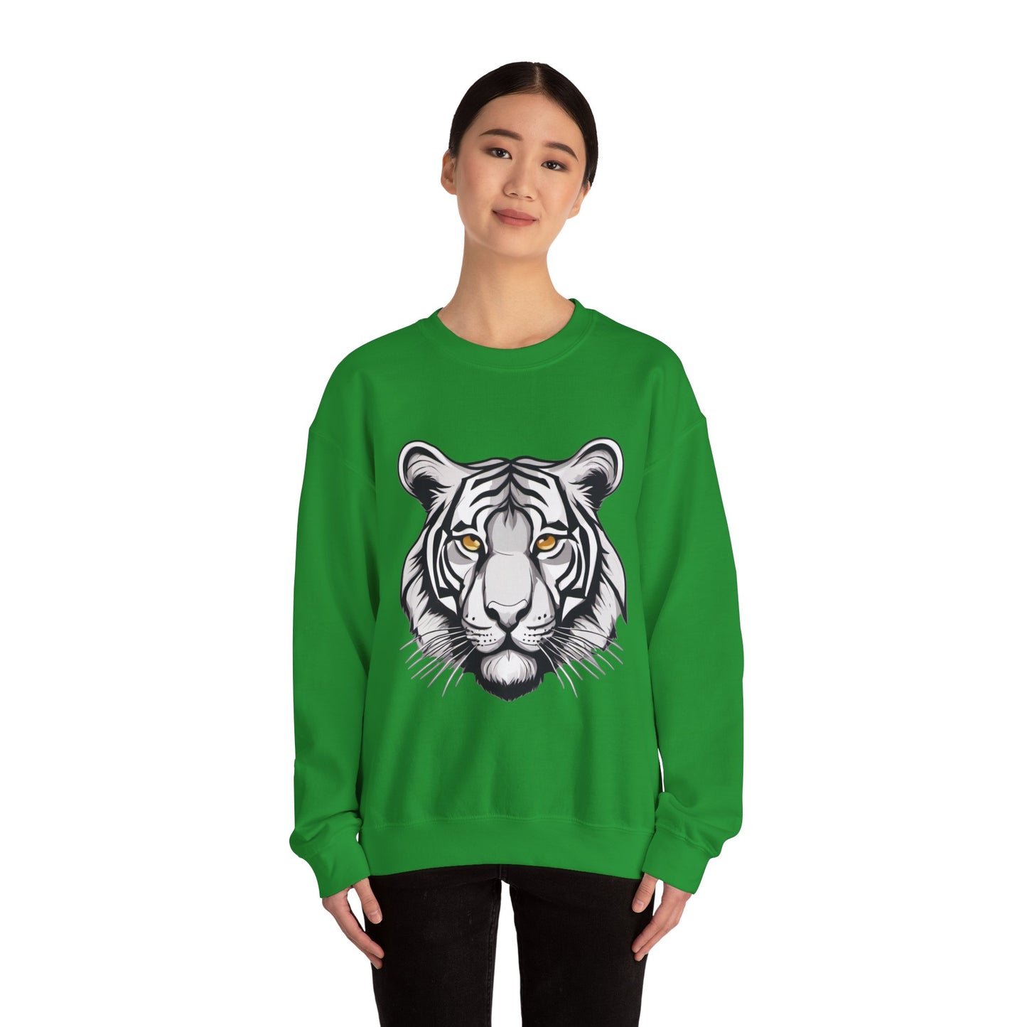 Tiger Sweatshirt, Cozy Pullover Jumper, Relaxing Sweater