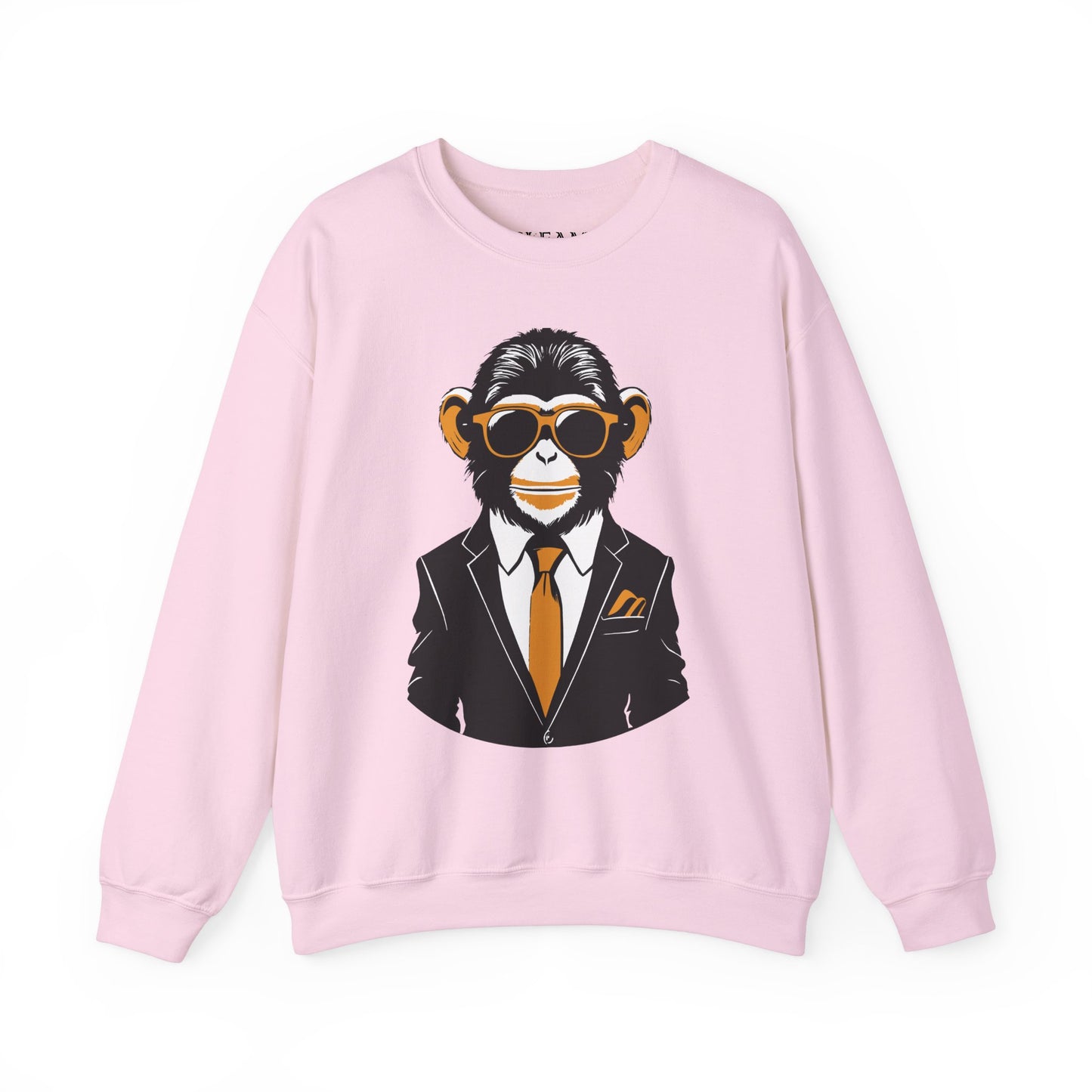 Cool Monkey Sweatshirt, Cozy Pullover Jumper, Relaxing Sweater